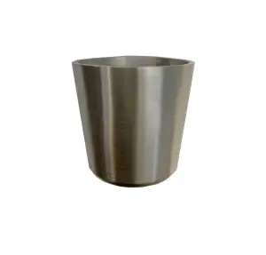 Brushed Nickel Flat Bottomed Slipper Cup