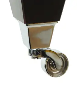 Square 32mm Chrome Castor