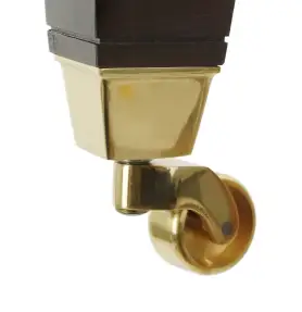 Square 50mm Brass Castor