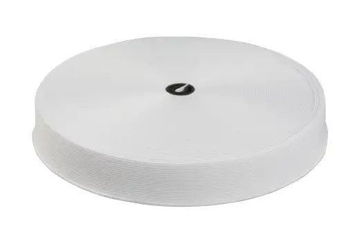 Click Here To Enlarge This Photo Of 25mm White Elastic