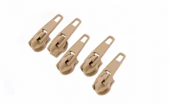 No 5 Zip Sliders Beige